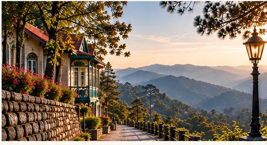 Colonial lane in Kasauli